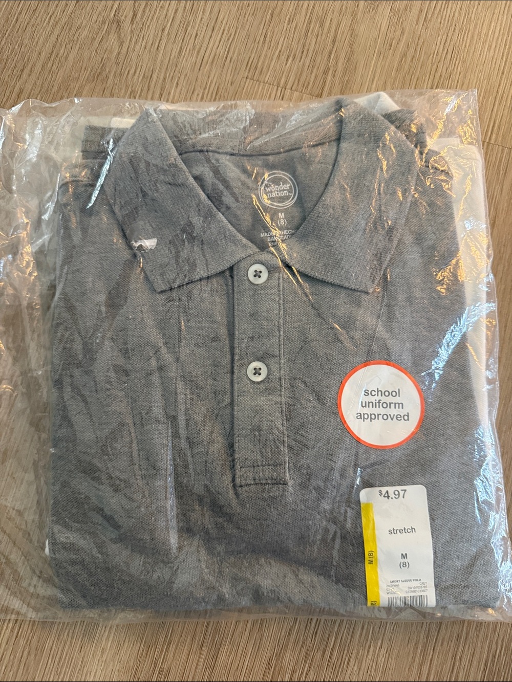 wonder nation Boys' Polo Shirt - Classic School Style (2 pack)